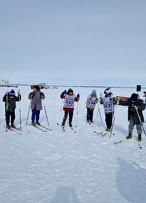 В Аксарке определили сильнейших лыжников