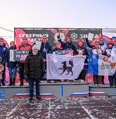 Победителей и призёров первого этапа  экстремальных игр «Северный характер» наградил Дмитрий Артюхов 
