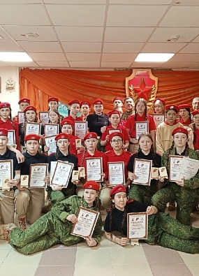 Юнармейцы Приуралья брали «зимний городок», «отрывались» на танцполе и ходили строем